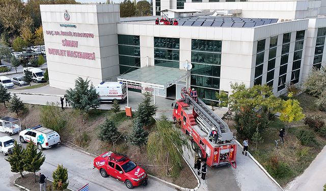 Kütahya Simav'da nefes kesen deprem tatbikatı