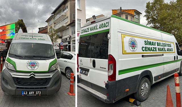 Kütahya Simav'a yeni cenaze hizmet aracı