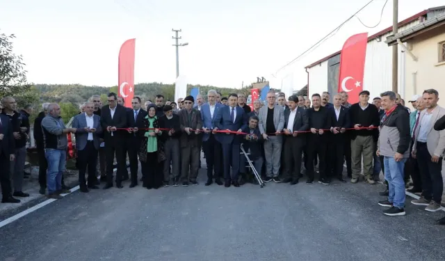 Kütahya Tavşanlı’da Başköy-Göbel yolu açıldı