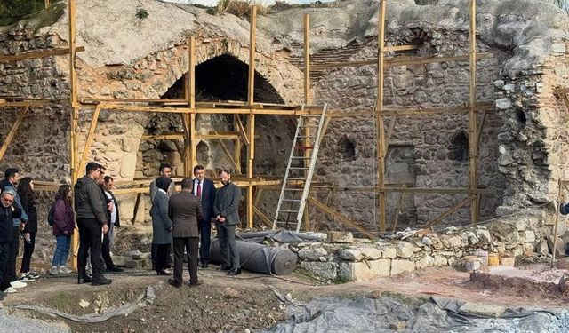 Kütahya’da Yakup Çelebi İmaret Külliyesi’nde çalışmalar sürüyor