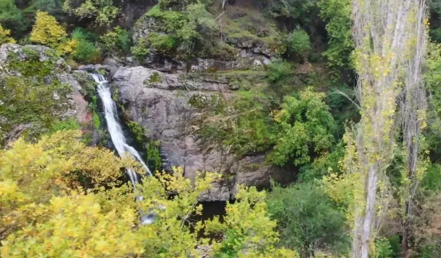 Yunt Dağları sonbaharda renk cümbüşüne büründü