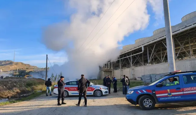 Aydın’da jeotermal sıcak su borusu patladı