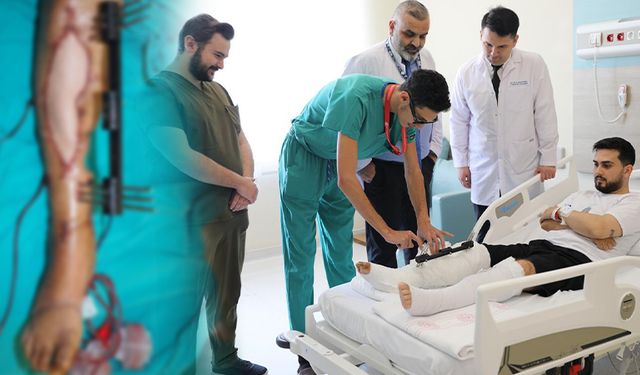 Bacağı kesilecekti, Kütahya’da sağlığına kavuştu