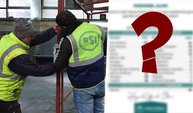 DSİ’ye 1389 personel alımı: Hangi bölüme kaç kişi alınacak?