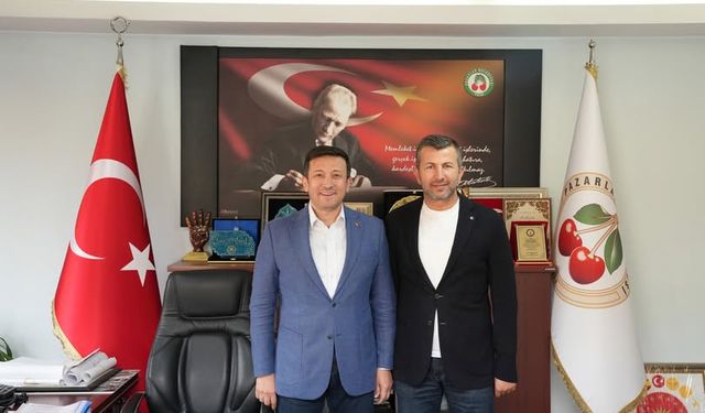 Hamza Dağ’dan Pazarlar Belediyesi’ne ziyaret