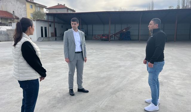 Kütahya Dumlupınar Kaymakamın'dan esnaflara ziyaret