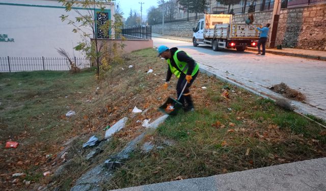 Kütahya Evliyâ Çelebi Mahallesi’nde çevre temizliği