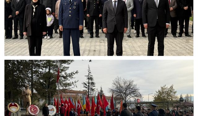 Kütahya Gediz'de 10 Kasım Atatürk'ü anma töreni gerçekleştirildi