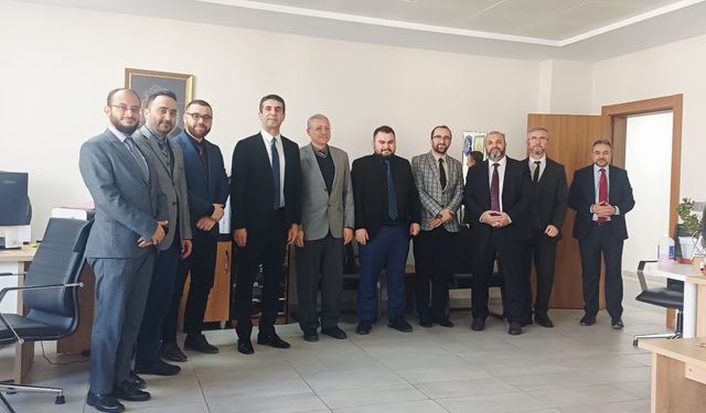 Kütahya Vali Yardımcısı Harun Kazez Kütahya Müftülüğünü ziyaret etti