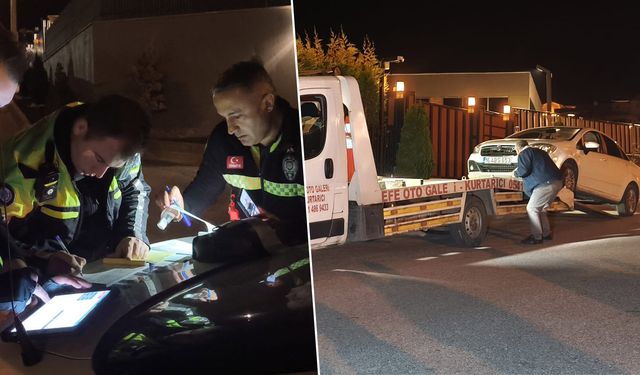 Kütahya’da alkollü sürücü ehliyetini unuttu