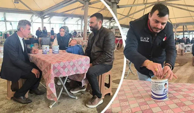 Kütahya’da antikacı esnafından küçük Metehan’a destek