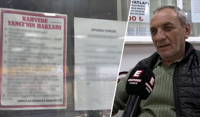 Kütahya’da bu kahvede kurallar eğlenceli