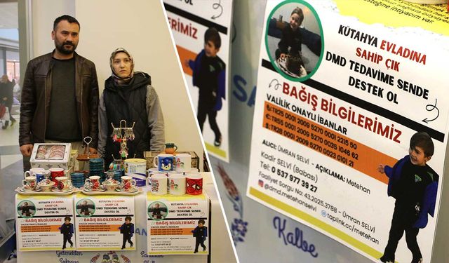 Kütahya’da küçük Metehan’a destekler hız kesmiyor