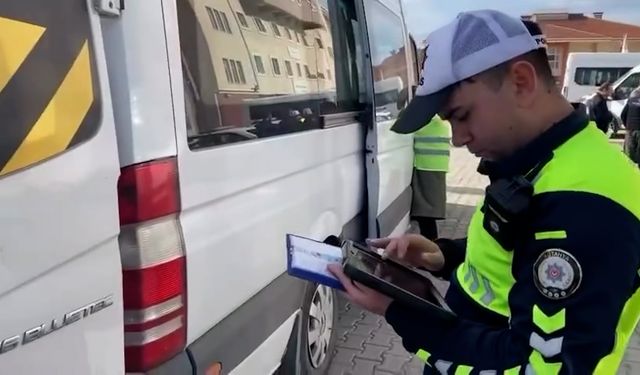 Kütahya’da trafik ekiplerinden servislere sıkı denetim