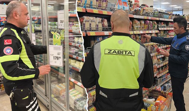 Kütahya’da zabıta ekipleri marketleri denetledi