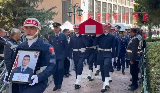 Şehit Üsteğmen Emre Mercan Eskişehir’de son yolculuğuna uğurlandı