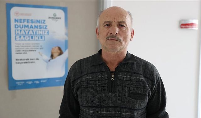 53 yıllık sigara bağımlılığını tedaviyle geride bıraktı