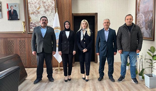 AK Parti heyetinden Kütahya Altıntaş Kaymakamına ziyaret