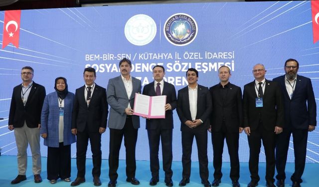 Kütahya İl Özel İdaresi ile BEM-BİR-SEN arasında sözleşme