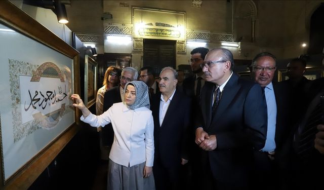 Kahire’de Türk ve Mısır hattatlarından ortak Hüsnühat Sergisi