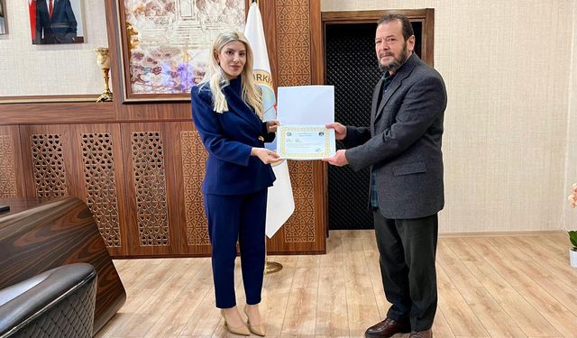 Kütahya Altıntaş Müftüsünden Kaymakama veda ziyareti