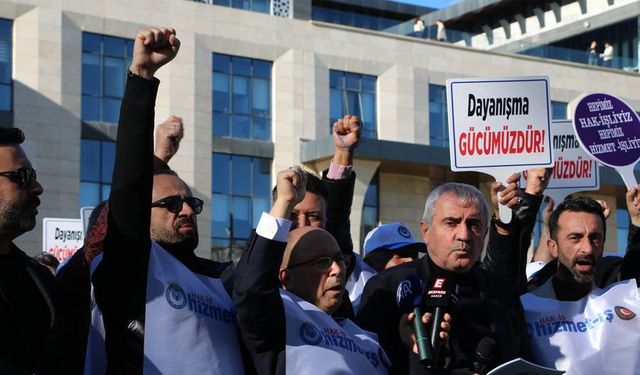 Kütahya Belediyesi işçilerinden “haksız uygulama” eylemi