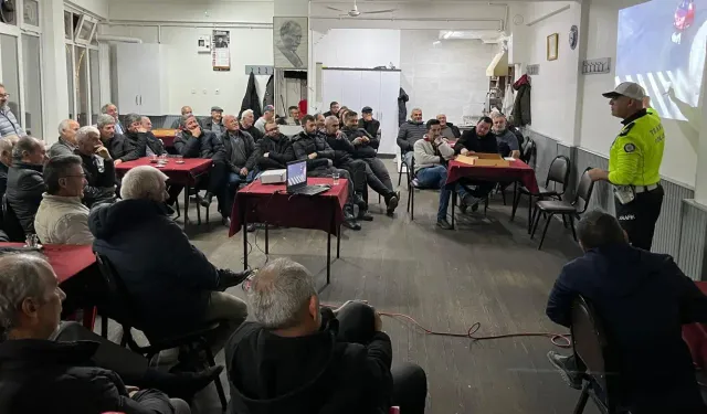 Kütahya Simav’da trafik bilinci için eğitim çalışması