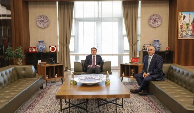 Kütahya Valisinden Bozüyük TSO Başkanı Çelik’e kabul