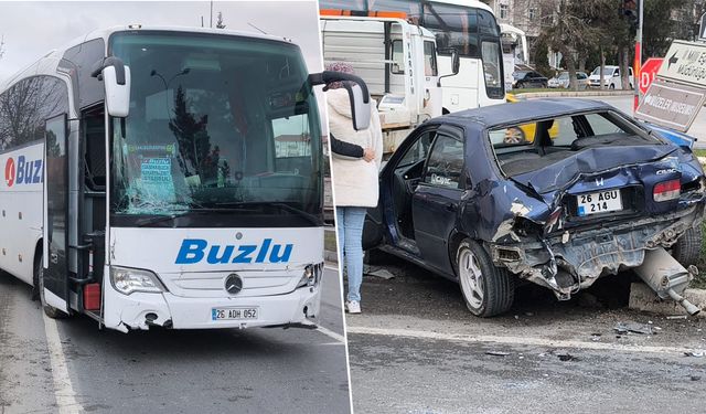 Kütahya’da 4 araç birbirine girdi, yaralılar var