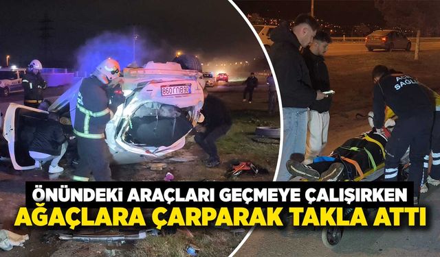 Kütahya'da aşırı hız kazaya neden oldu, 1 yaralı