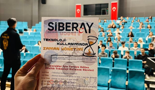 Kütahya’da gençlere siberay güvenlik eğitimi verildi