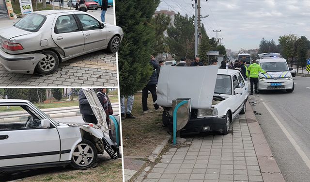 Kütahya’da dikkatsizlik ve hız kazaya neden oldu
