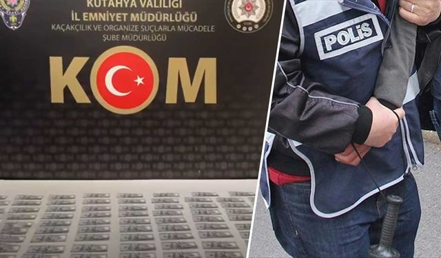 Kütahya’da kalpazan suçüstü yakalandı