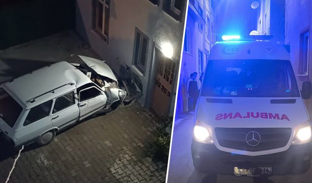 Kütahya’da otomobil evin duvarına çarptı: 1 ölü