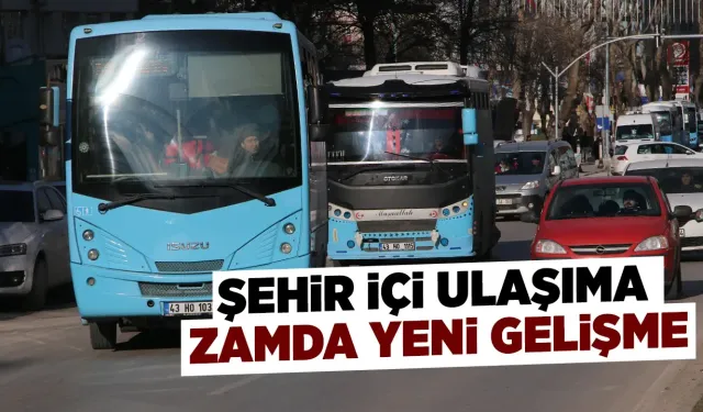 Kütahya’da şehir içi ulaşıma zamda son gelişme