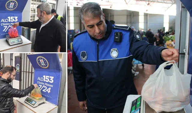 Kütahya’da semt pazarlarında zabıtadan “kilogram” denetimi