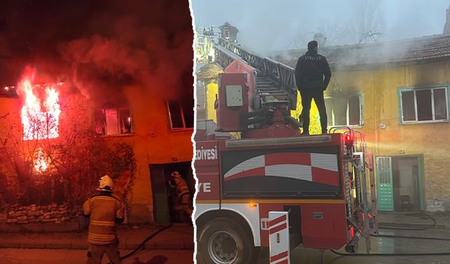 Kütahya'da yangında anne öldü, kızı yaralandı