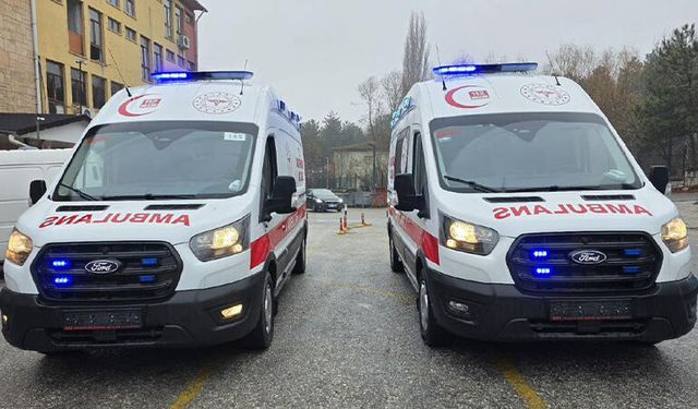 Kütahya’ya iki adet ambulans tahsis edildi