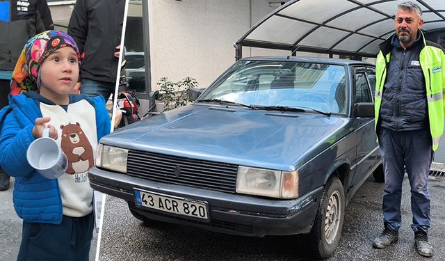 Kütahya’da Metehan için tek arabasını satışa çıkardı