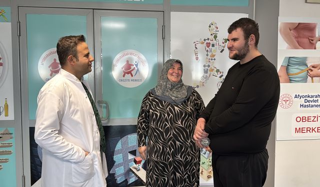 Afyonkarahisar 198 kilo bir genç, 6 ayda 50 kilo verdi