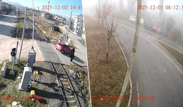 Kütahya’da Aralık ayındaki kazaların görüntüleri yayınlandı