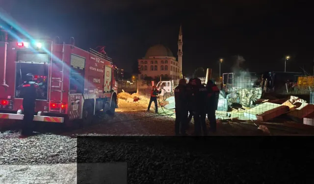 Kütahya’da hurdalıkta korkutan yangın