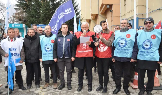 Kütahya’da memur ve emekli maaş zammına tepki