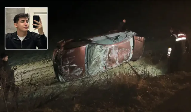 Kütahya'da otomobil tarlaya devrildi, ölü ve yaralı var