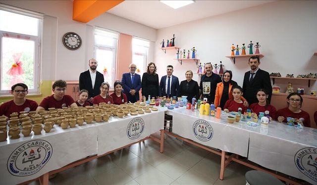 Bursa’da 10 bine yakın öğrenci çömlek yapmayı öğrendi