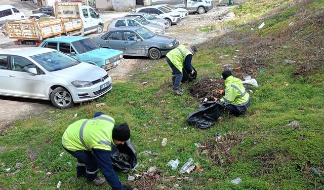 Kütahya Börekçiler Mahallesi’nde temizlik çalışmaları
