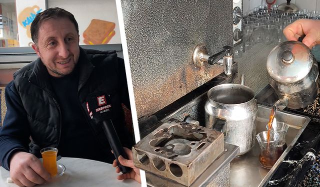 Kütahya’da çaycılık yapıyor ama yıllardır çay içmiyor