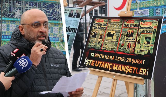 Kütahya’da 28 Şubat tepkisi “Unutmayacağız, unutturmayacağız”