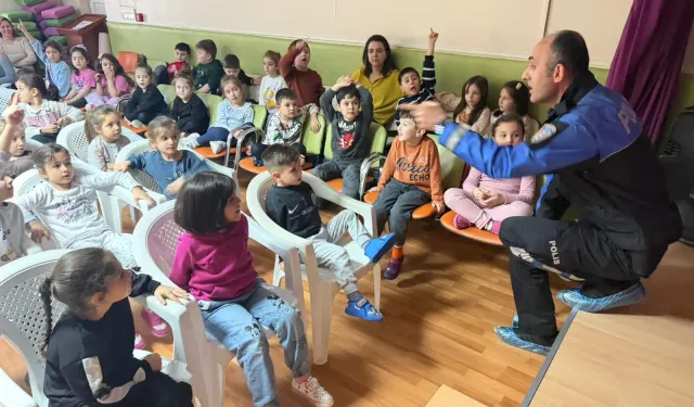 Kütahya’da anaokulu öğrencilerine güvenlik eğitimi