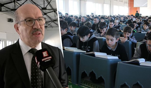 Kütahya’da bir lisede tüm okul, “mukabele” geleneğinde buluşuyor